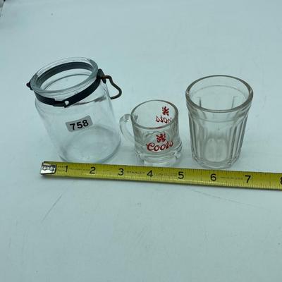 Small coors mug asst