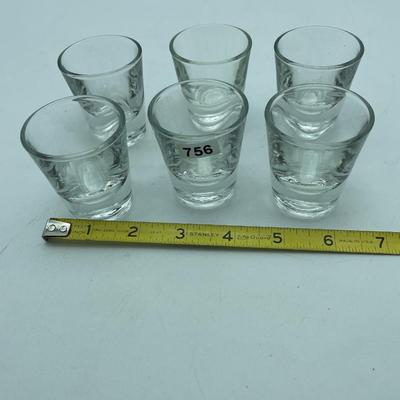 6 shot glasses