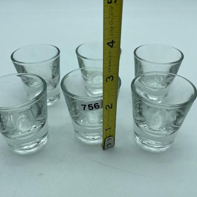 6 shot glasses