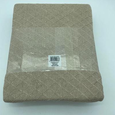 Twin size cotton blanket