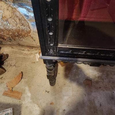 Vintage Glass Curio Cabinet