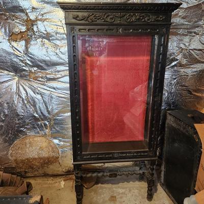 Vintage Glass Curio Cabinet