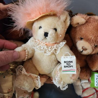 Lot of Vintage Plush Animals Bears Dakin Pooky Emotions