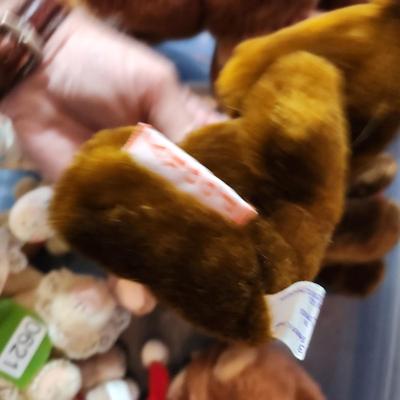 Lot of Vintage Plush Animals Bears Dakin Pooky Emotions