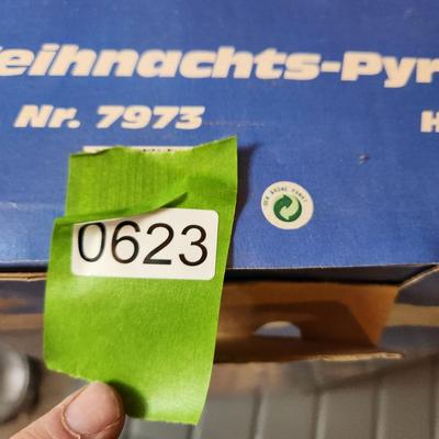 Vintage Weihnachts Pyramide 5 Tier Wooden Christmas Nativity Carousel