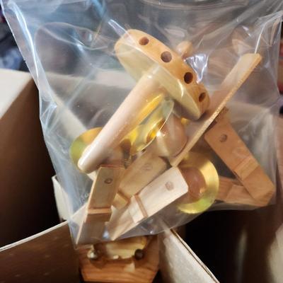 Vintage Weihnachts Pyramide 5 Tier Wooden Christmas Nativity Carousel