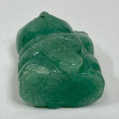Natural Green Aventurine Lucky Money Cat Carved Figurine