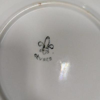 Vintage Sevres Cat Plate