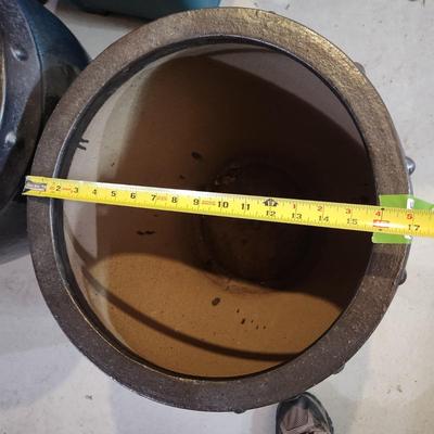 2 Large Heavy Planters never been used