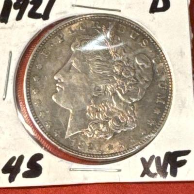 1921 D MORGAN XVF