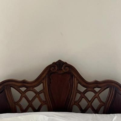Queen Sized Wood Bedframe- Unique (brand)
