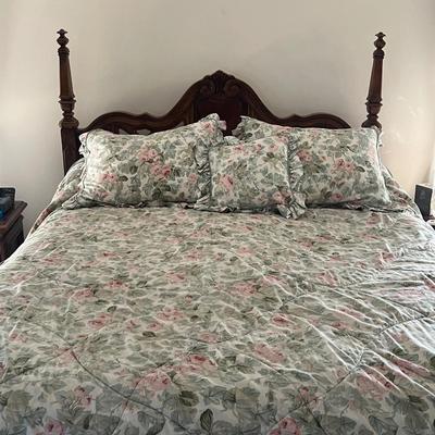 Queen Sized Wood Bedframe- Unique (brand)