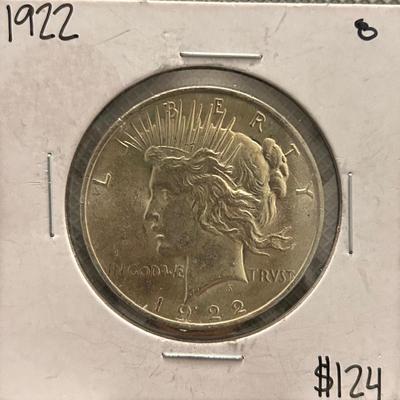 1922 Peace Dollar -