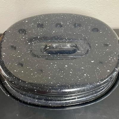 Enamel Coated Steel Roasting Pan
