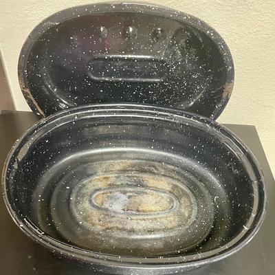 Enamel Coated Steel Roasting Pan