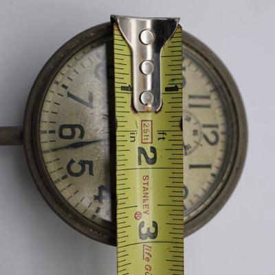 Antique Waltham 8 Day Car Clock