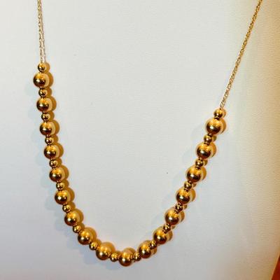 14kt Gold Add A Bead Necklace