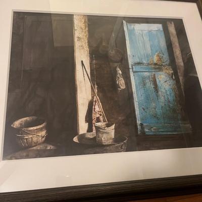 Andrew Wyeth Limited Edition Alvaro and Christina Print (B1-RG)