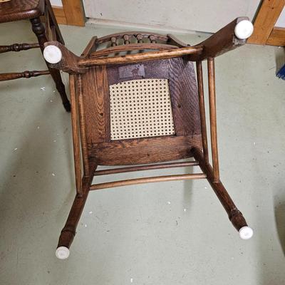 Set of Six Oak Chairs (BS-JS)