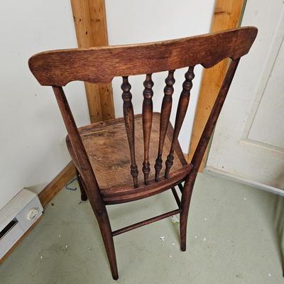 Set of Six Oak Chairs (BS-JS)