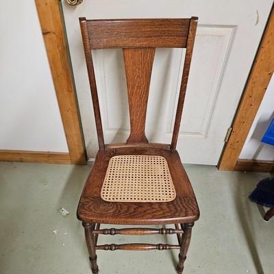 Set of Six Oak Chairs (BS-JS)