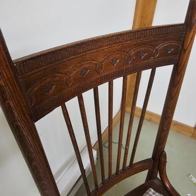 Set of Six Oak Chairs (BS-JS)