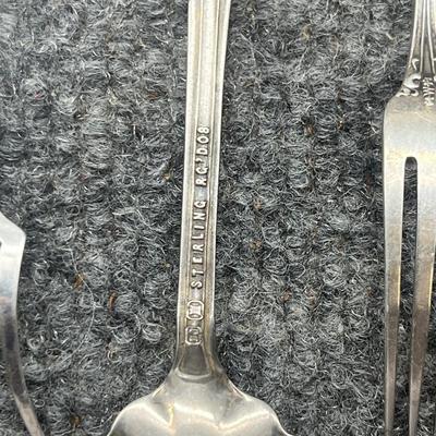 Group Sterling Flatware Tiffany, etc.