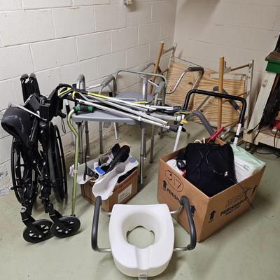 Assortment of Home Health and Ambulatory Equipment (BS-JS)