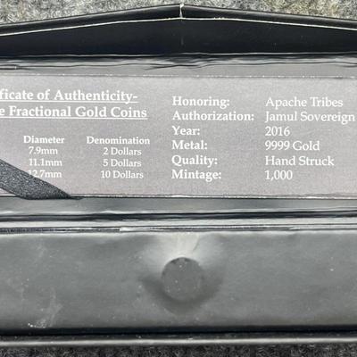 2016 Apache Fractional Gold Set