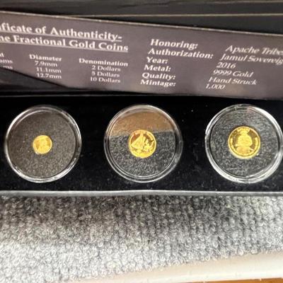 2016 Apache Fractional Gold Set