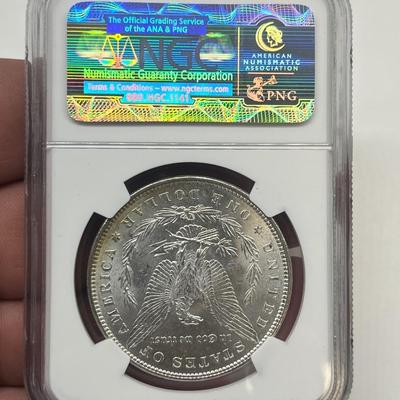 1882 $1 Morgan Silver Dollars NGC MS63