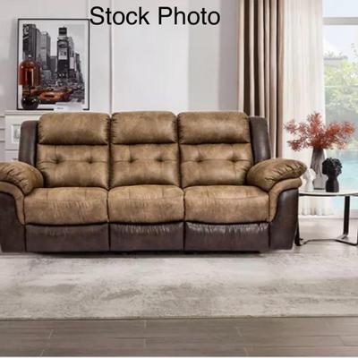 LIKE NEW MESSA Dual Reclining Sofa