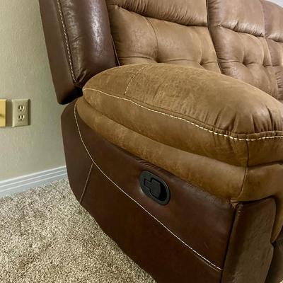 LIKE NEW MESSA Dual Reclining Sofa