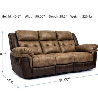 LIKE NEW MESSA Dual Reclining Sofa