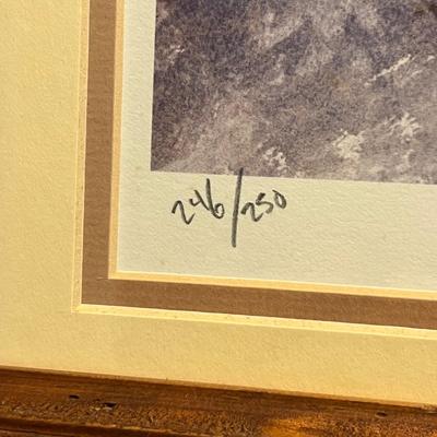 Pencil Signed/Numbered S & W Cafeteria (Asheville) Framed Art (B1-RG)