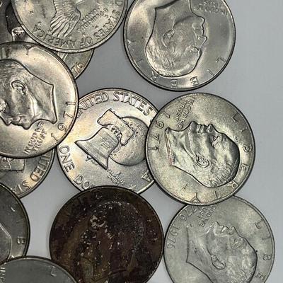 (15) Ike Dollars Mixed Dates