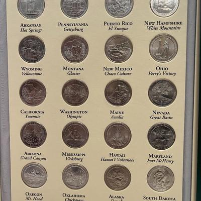 National Park Commemorative Quarters, 1890's Indian Head Pennies & More Coins