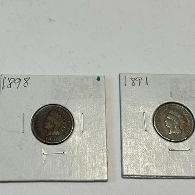 National Park Commemorative Quarters, 1890's Indian Head Pennies & More Coins