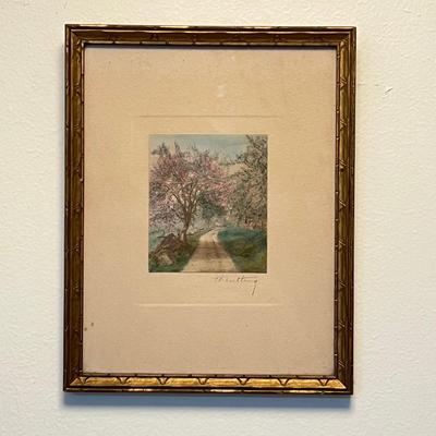 Wallace Nutting Pencil Signed Art (B1-RG)