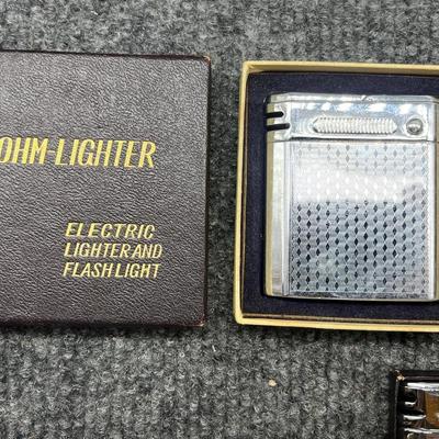 Group Vintage Lighters W/Boxes