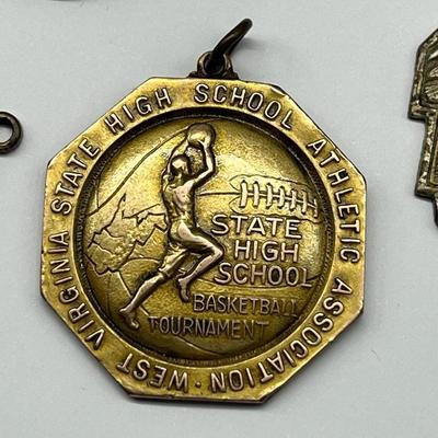 Group 13 Vintage School Medals Sterling, etc.