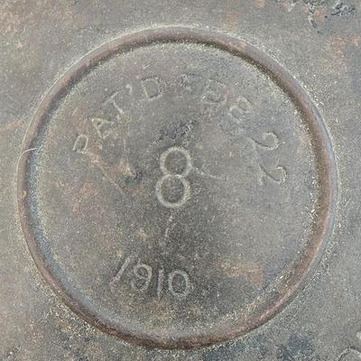 #8 Wagner Cast Iron Waffle Griddle & Stand (BS-JS)