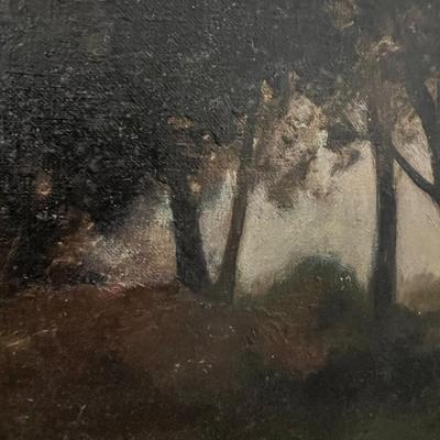Shepherd and Flock Oil Painting (BB-MK)
