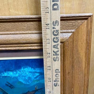 WWI Airplanes on Colored Foil