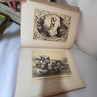 Currier & Ives Prints, Book & Trays (LR-RG)