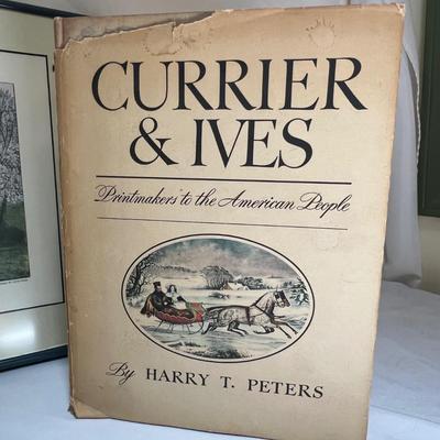 Currier & Ives Prints, Book & Trays (LR-RG)