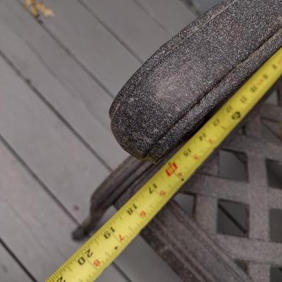 Cast Aluminum Patio Garden Bench
