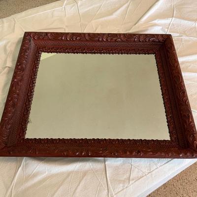 Ornamental Wooden Framed Mirror (BB-MK)