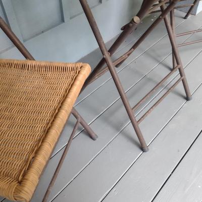 Rattan Patio Three Piece Patio Set