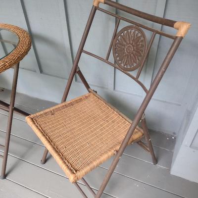 Rattan Patio Three Piece Patio Set